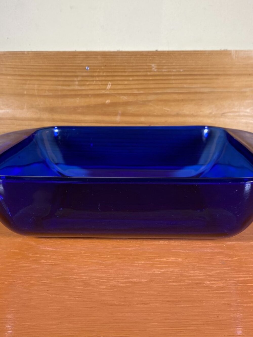Anchor Hocking 2 Qt Cobalt Blue Glass 8" x 8” x  2.5” Casserole Baking Dish